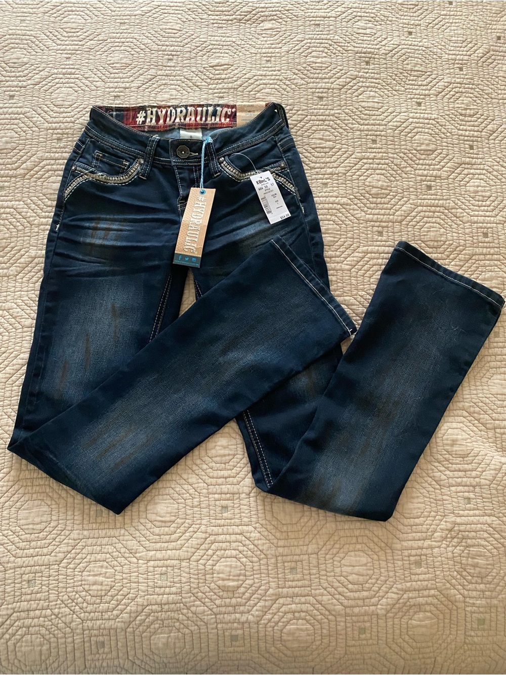 Hydraulic Junior's Blue Jeans Lola
Curvy Slim Boot Sz O